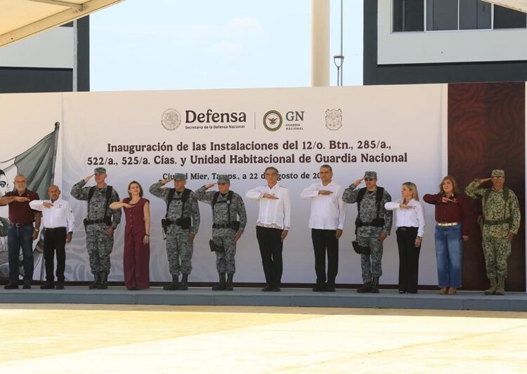 Inaugura AVA instalaciones de la GN en Ciudad Mier para reforzar seguridad regional