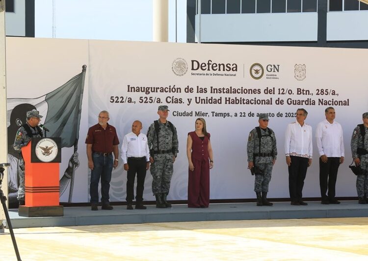 Inaugura AVA instalaciones de la GN en Ciudad Mier para reforzar seguridad regional