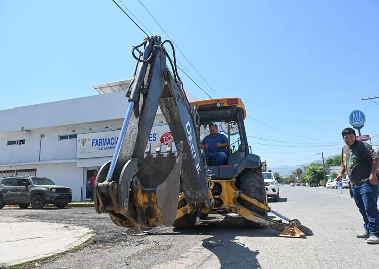 Inicia Municipio obra en la Héroe de Nacozari