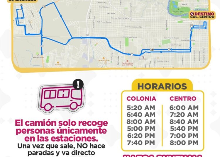 Inicia NLD rutas de transporte express de Valles de San Miguel y Valles de Anáhuac