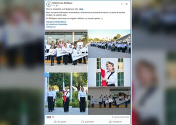 La Ausencia del Alcalde de Río Bravo en los Honores a la Bandera