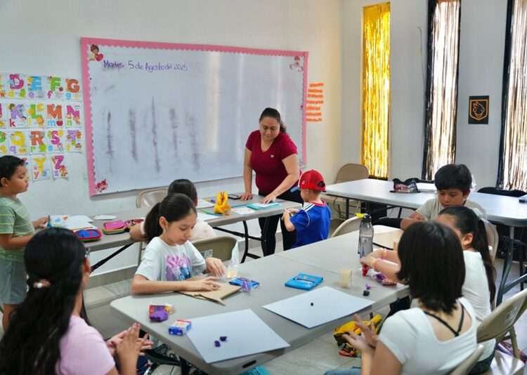 Niñas y niños disfrutan curso de verano con enfoque educativo y emocional