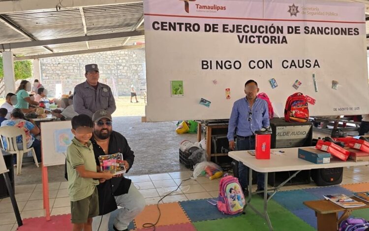 Realiza CEDES Victoria “bingo con causa” para el regreso a clases