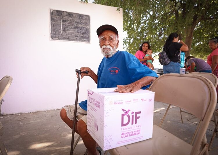 Realiza DIF Tamaulipas 3.ª entrega de canastas alimentarias