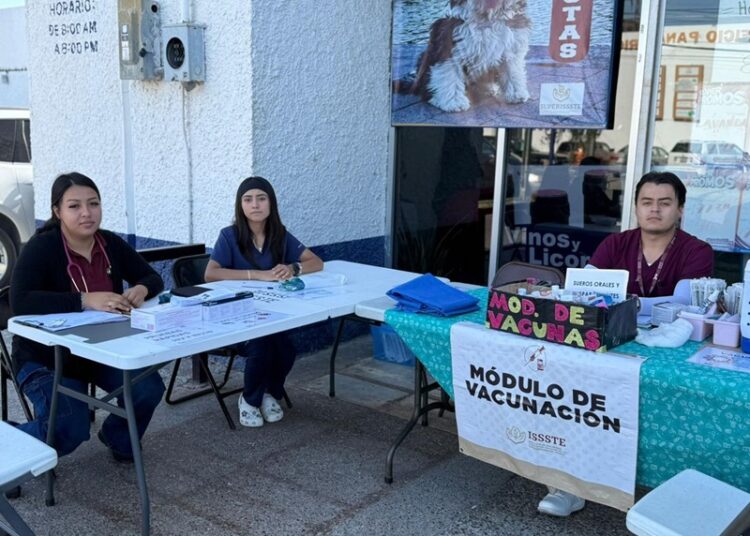 Realiza ISSSTE Tamaulipas más de 110 mil acciones de salud en lo que va del 2025