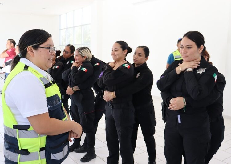 Recibe Guardia Estatal de Género capacitación en primeros auxilios