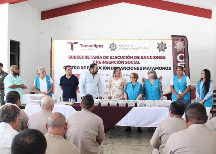 Reciben PPLs 160 pares de lentes en CEDES Matamoros