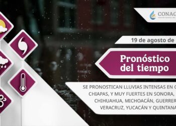 #PronósticodelTiempo para hoy Martes 19 de agosto de 2025