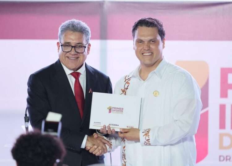 Asiste Humberto Prieto Herrera a informe anual de actividades en municipios tamaulipecos