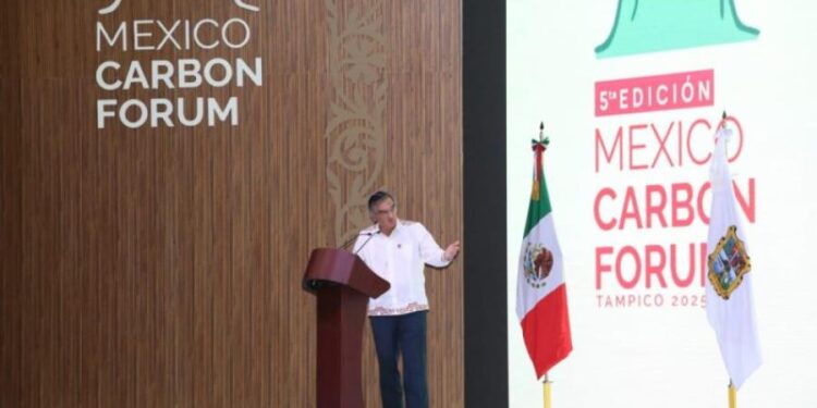 Inaugura Américo la 5ª edición del México Carbon Forum en Tampico
