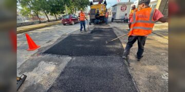 Acelera Municipio rehabilitación de asfalto dañado por lluvias