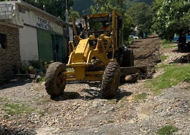 Atiende Municipio calles y avenidas afectadas por lluvias
