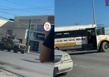 Enfrentamientos y bloqueos en Matamoros dejan 2 oficiales heridos