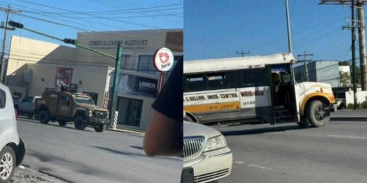 Enfrentamientos y bloqueos en Matamoros dejan 2 oficiales heridos