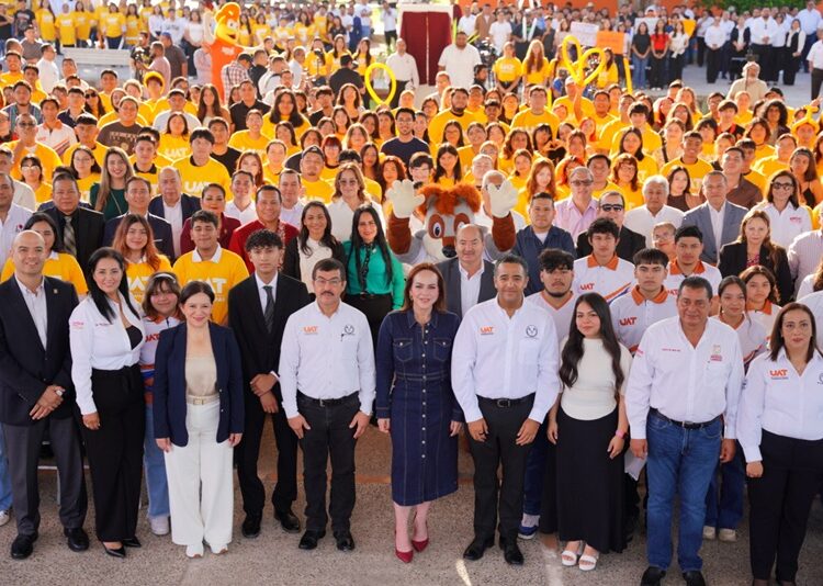 Carmen Lilia y Rector de la UAT fortalecen infraestructura educativa
