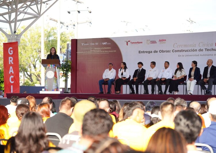 Carmen Lilia y Rector de la UAT fortalecen infraestructura educativa