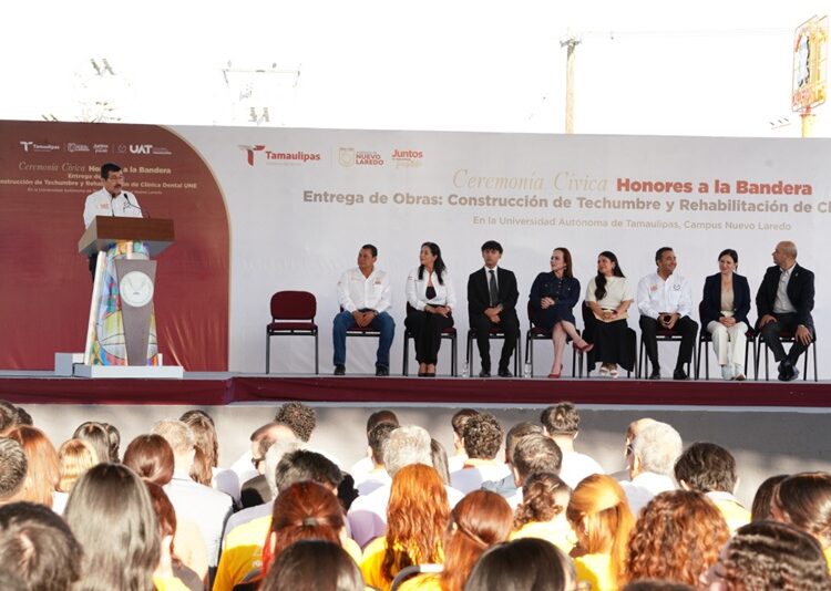 Carmen Lilia y Rector de la UAT fortalecen infraestructura educativa