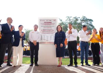 Carmen Lilia y Rector de la UAT fortalecen infraestructura educativa