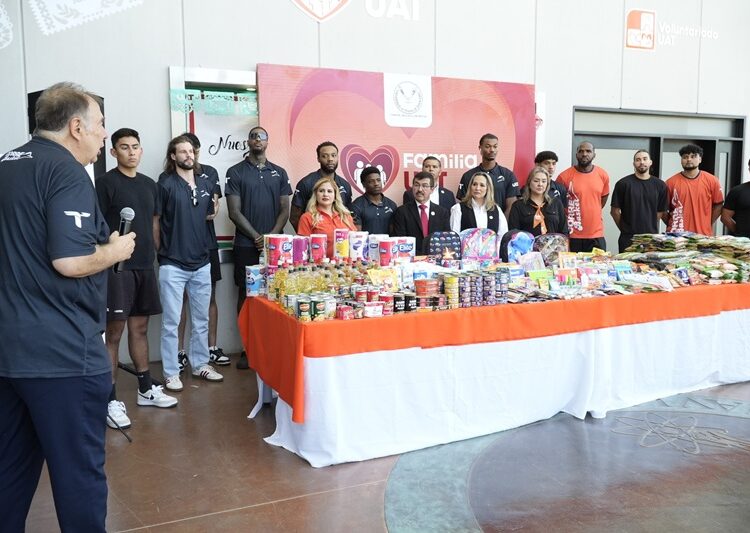 Colabora el Correbasket en campañas altruistas de la UAT