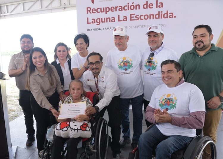 Consolida SEDUMA acciones para recuperar la laguna La Escondida en Reynosa