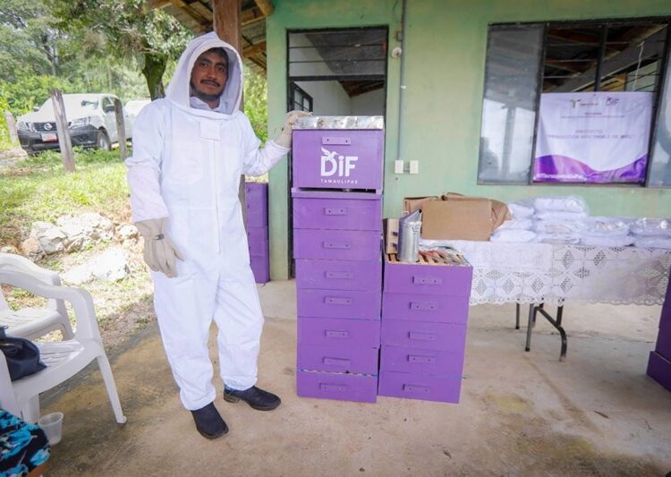 DIF Tamaulipas impulsa proyecto de “Producción Sostenible de Miel”