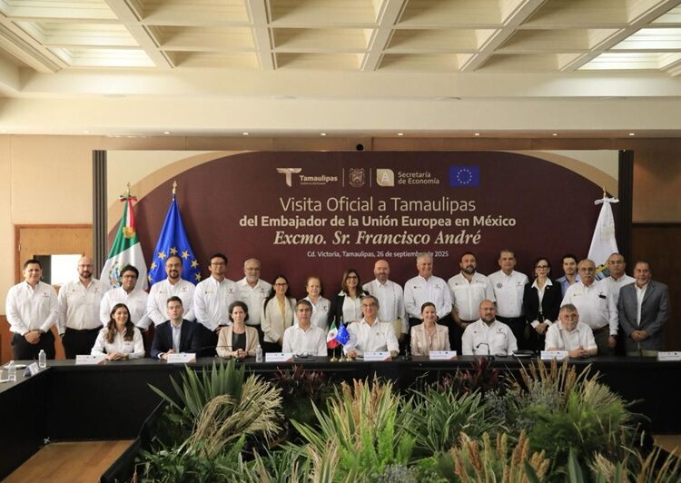 Embajador de la Unión Europea destaca condiciones de seguridad en Tamaulipas
