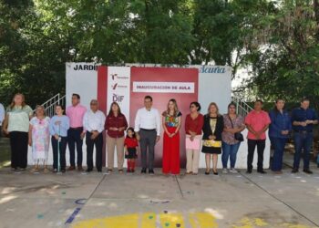 Entrega alcalde aula especial a jardín de niños ‘Beatriz Ordóñez Acuña’