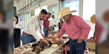 Exhiben artesanos rurales su talento en la Torre Bicentenario