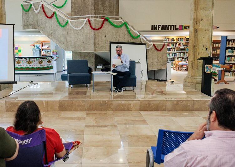 Finaliza ciclo de conferencias con lectura de Enrique Jonguitud y presentación de Jair Bajonero