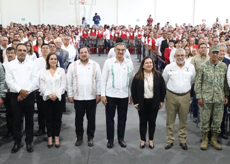 Gimnasio de la Normal de Educadoras; respuesta de la voluntad de un gobierno que escucha, resuelve y cumple