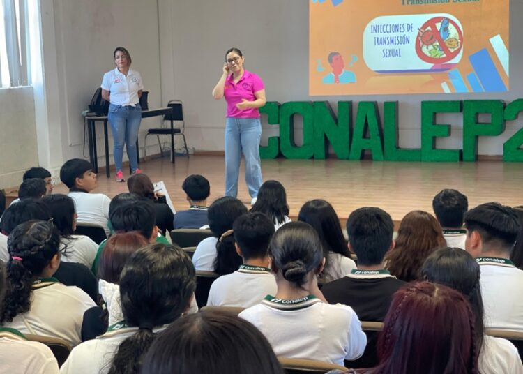 IMJUVE atiende a jóvenes del CONALEP con ‘Campaña de Salud Sexual y Reproductiva’