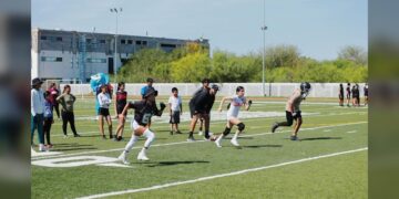 Impulsa Gobierno de NLD el deporte con clínica de iniciación al fútbol americano