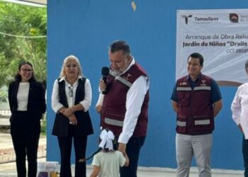 Inicia rehabilitación de infraestructura en el Jardín de Niños “Oralia Guerra de Villarreal”