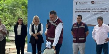 Inicia rehabilitación de infraestructura en el Jardín de Niños “Oralia Guerra de Villarreal”