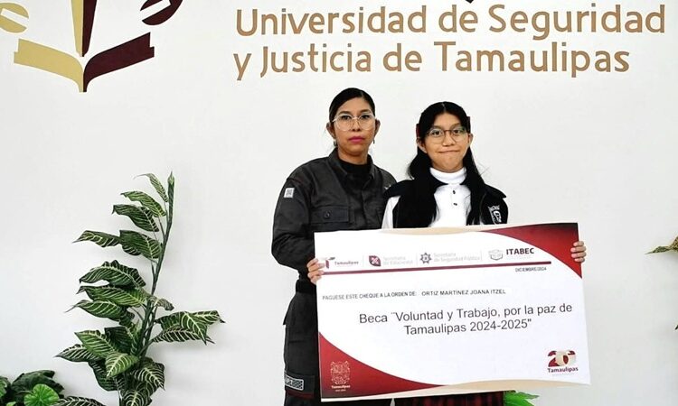 Invita SSPT a tramitar la Beca “Voluntad y Trabajo, por la paz de Tamaulipas” 2025-2026
