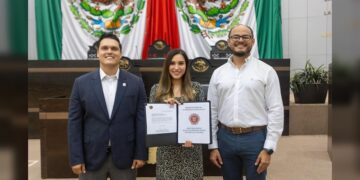 Katalyna Méndez presenta su Primer Informe Legislativo en el Congreso de Tamaulipas