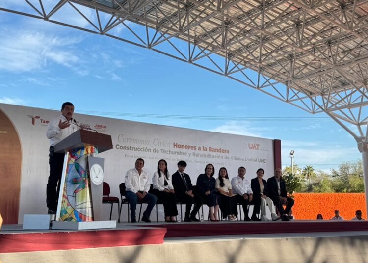 La UAT y gobierno de Nuevo Laredo entregan obras a universitarios
