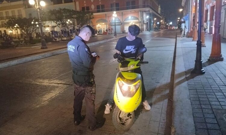 Operativo “Moto Segura” inspeccionan a motocicletas a lo largo de la entidad