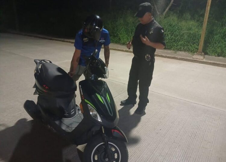 Operativo “Moto Segura” inspeccionan a motocicletas a lo largo de la entidad