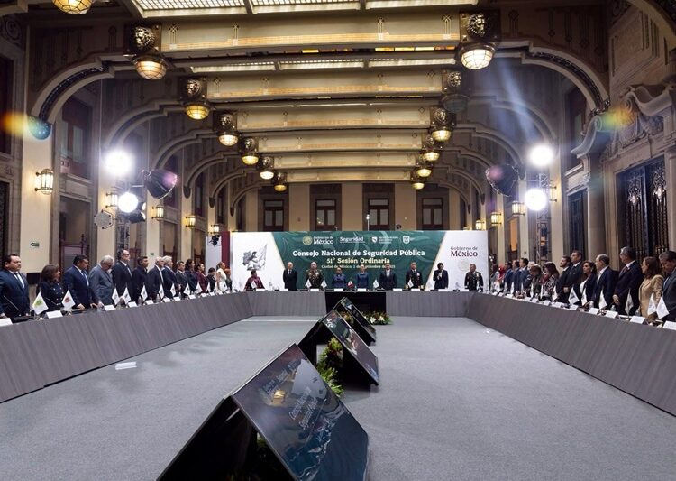 Participa AVA en ‘Consejo Nacional de Seguridad Pública’