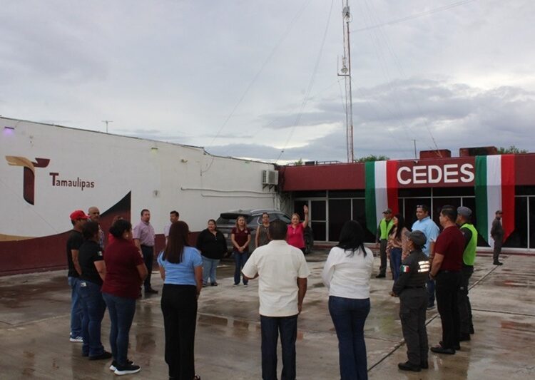 Participan CEDES de Tamaulipas en Simulacro Nacional 2025