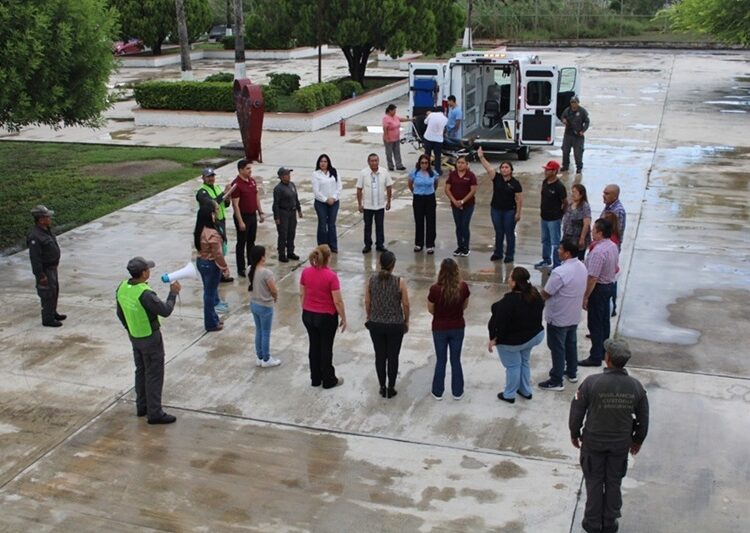 Participan CEDES de Tamaulipas en Simulacro Nacional 2025