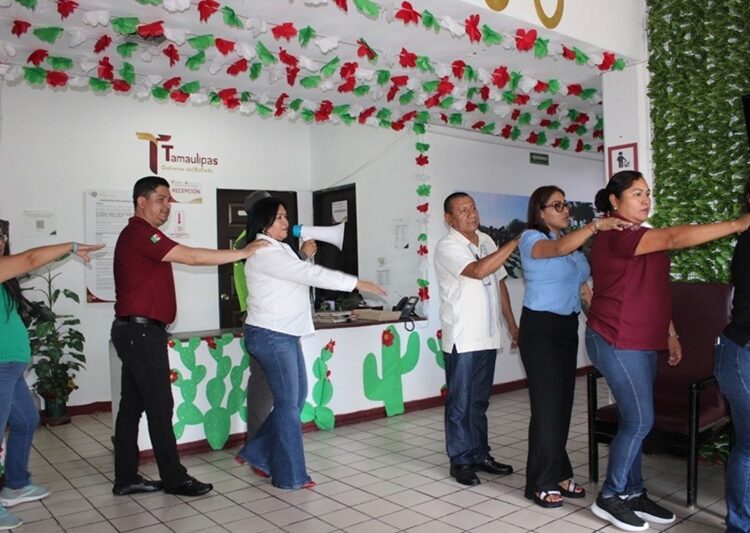Participan CEDES de Tamaulipas en Simulacro Nacional 2025