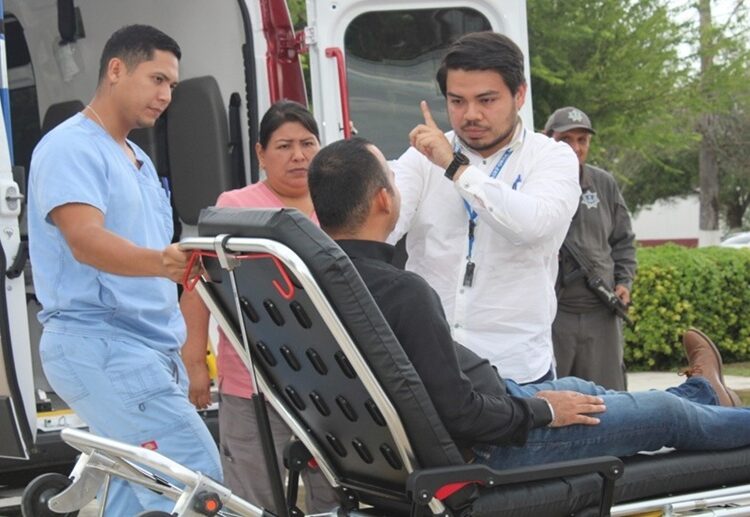 Participan CEDES de Tamaulipas en Simulacro Nacional 2025