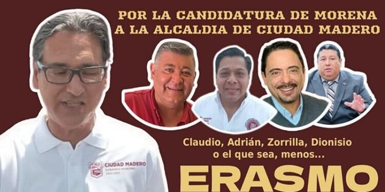 Por la candidatura de MORENA a la alcaldía de Ciudad Madero