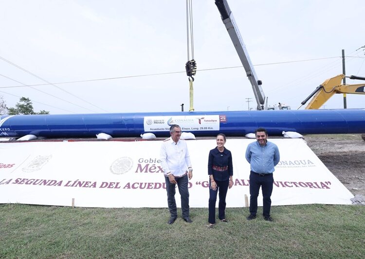 Presidenta CSP supervisó la construcción del nuevo acueducto de Ciudad Victoria