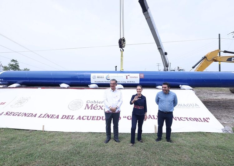 Presidenta CSP supervisó la construcción del nuevo acueducto de Ciudad Victoria