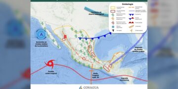 Prevén lluvias por ingreso del Frente Frío No. 4 en Tamaulipas