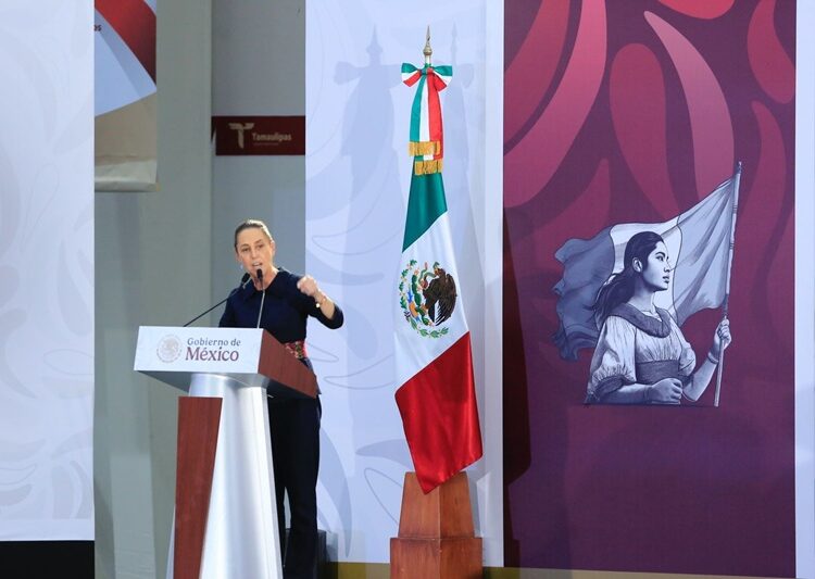 Reitera presidenta todo su apoyo para consolidar la transformación en Tamaulipas