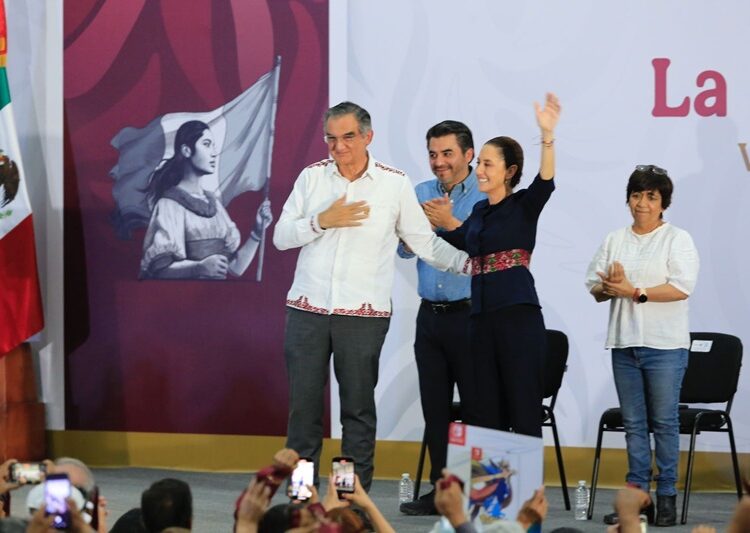 Reitera presidenta todo su apoyo para consolidar la transformación en Tamaulipas